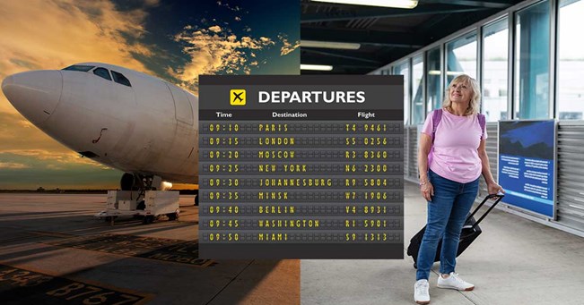 Rejse amputeret lufthavn Sahva