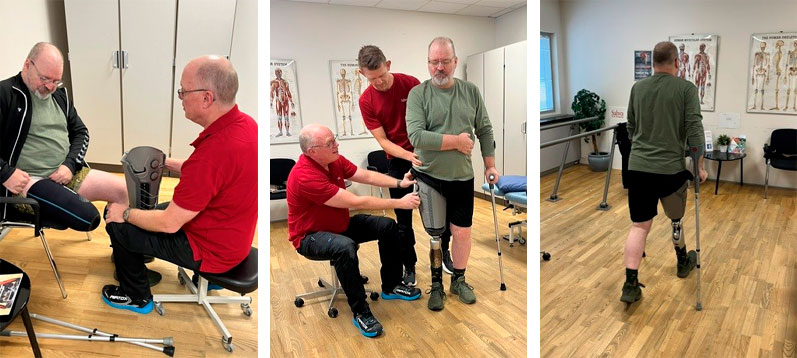 Varos hylster bliver testet på lårbensamputeret - Sahva