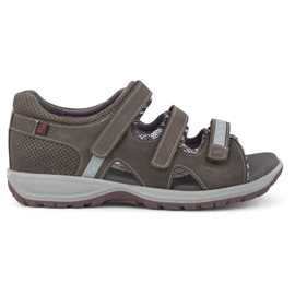 Damesandal med lukket bagkappe og velcroremme fra Green Comfort Damesandal med lukket bagkappe og velcroremme fra Green Comfort