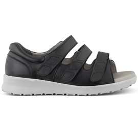Damesandal med velcro og hælkappe fra New Feet