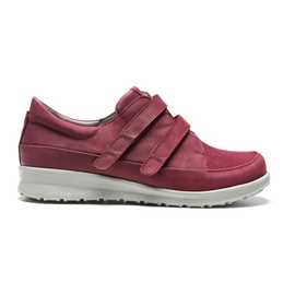 Damesko med velcro luk og stretchskind fra New Feet